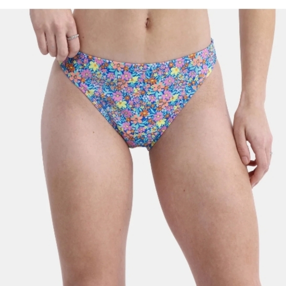 No Boundaries Blue Floral Bikini Bottom. Size XXL. NWT. - Picture 1 of 7